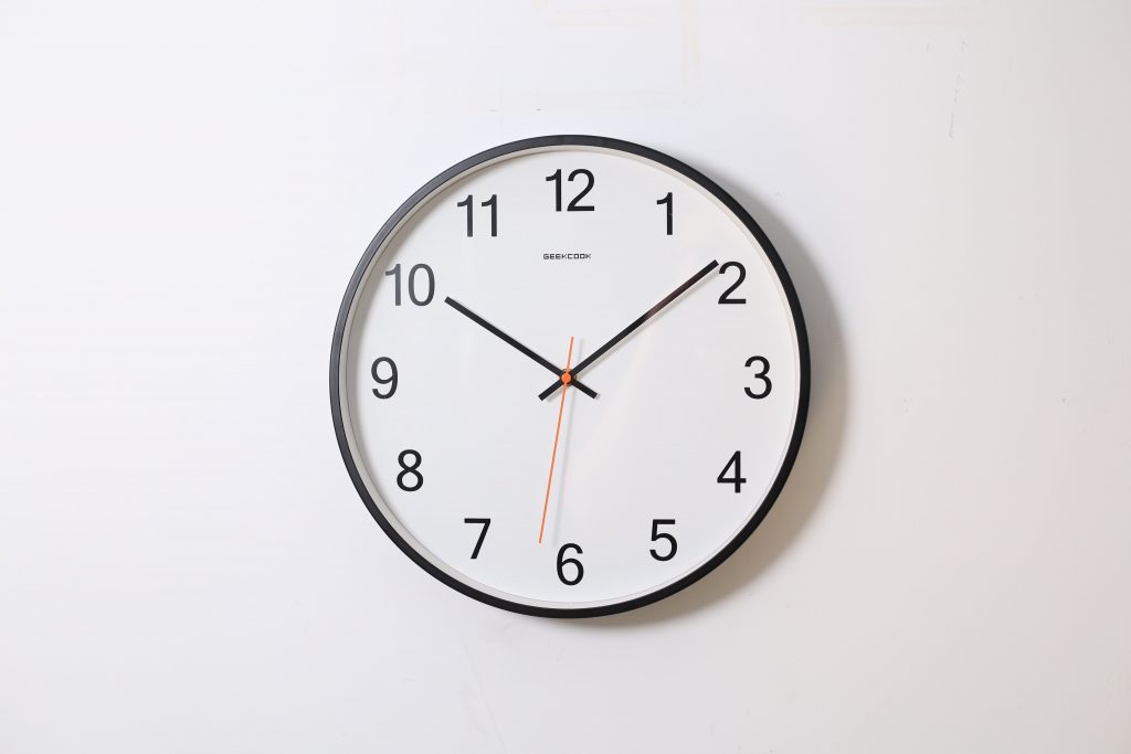 Photo of a clock showing way more than the needed five-minutes for a favor